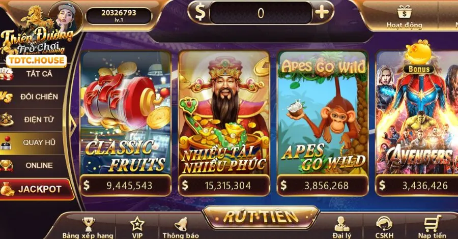 Máy Slots cổ điển 3 cuộn tại daga68